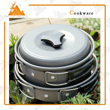 Utensilios de picnic Camping Cookware antiadherente